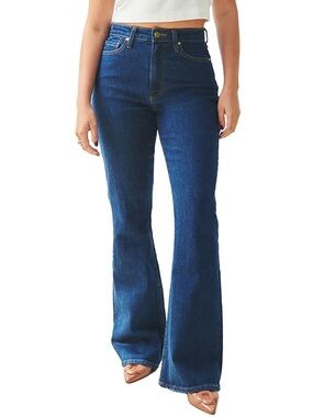 Nelle Atelier High Rise Flare Jeans Petite